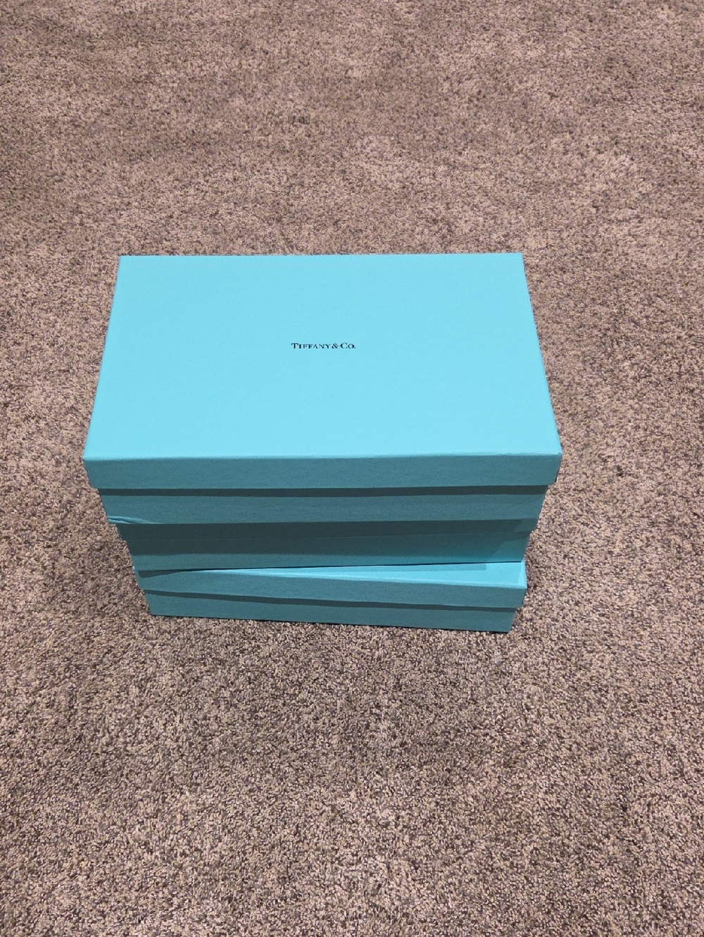 Tiffany & Co. Robin's Egg Blue Stack of Boxes